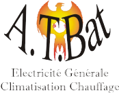 Logo électricien AT Bat